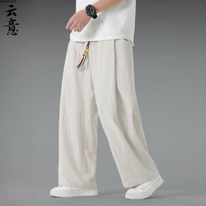 Quần linen nam mùa hè