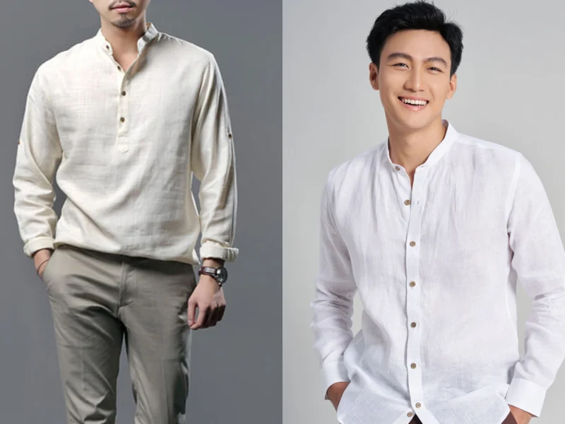 Áo sơ mi linen nam