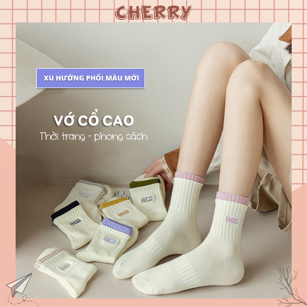 Tất cổ cao unisex