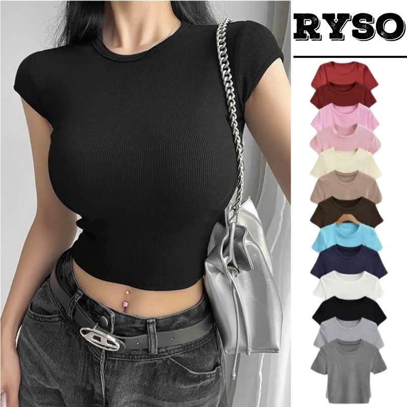 Áo croptop nữ basic