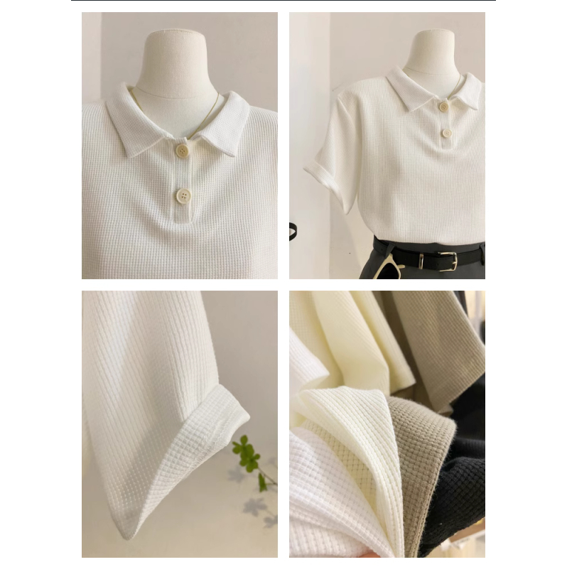 Áo polo nữ cổ bẻ